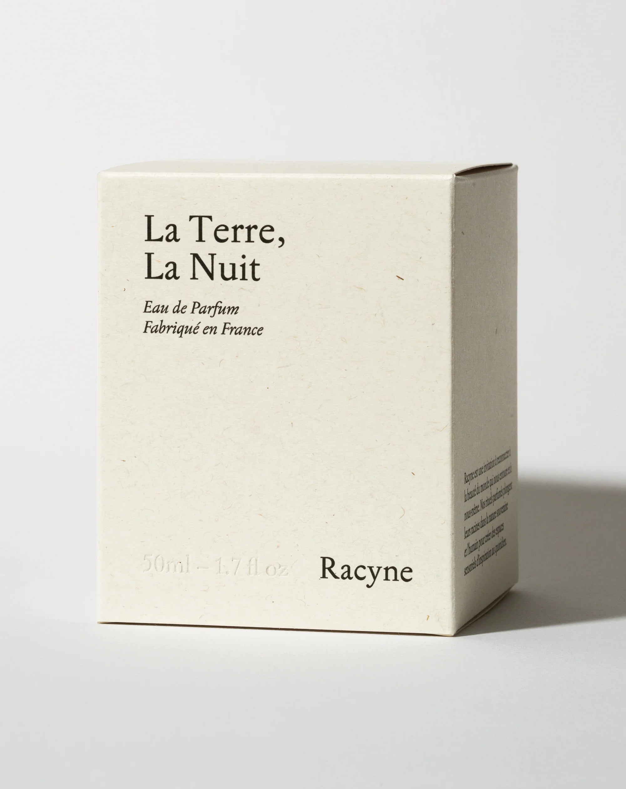 Racyne La Terre, La Nuit Eau de Parfum - Stèle